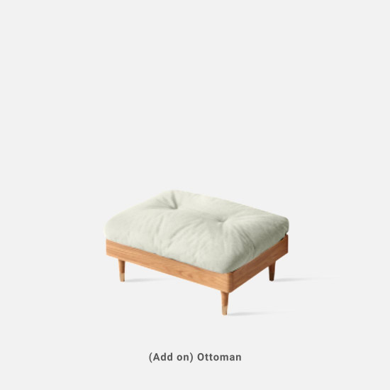 Cloud Sofa, L240-L300, Oak Cloud Sofa, L240-L300, Oak